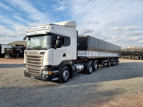 Imagem 5 de 16 de Scania R440 Highline 6x2 2018 + Graneleira 4º Eixo Facchini