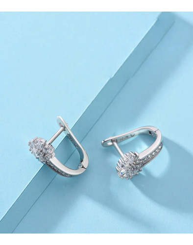 Pa 2 Pares De Pendientes De Plata Pendientes, Cierres Para
