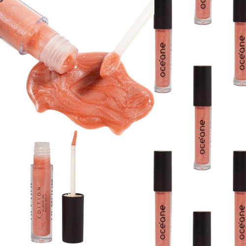 Brilho Labial Rosa Claro - Glossy Me Natural Rose Océane