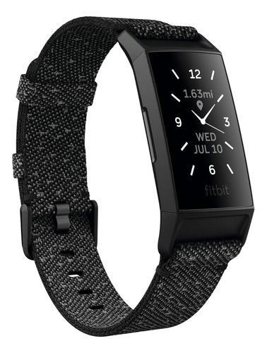Smartwatch Fitbit Charge 4 Smartband Black/granite Color de la caja Black Color de la malla Black Color del bisel Black Diseño de la malla Granite reflective