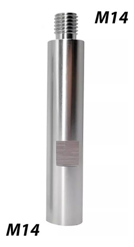 Conector Eje Extension Aluminio Esmeril Pulidor 140mm M14
