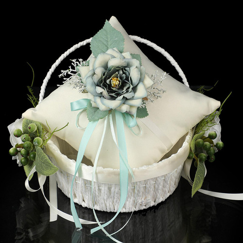 Cojín De Boda, Decoración De Cojín De Anillo, Almohadas