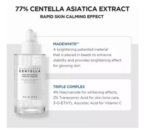 Cápsula Ampolla Blanqueadora Facial