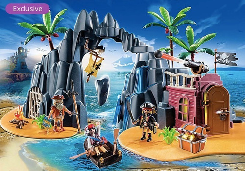 Playmobil Isla Del Tesoro Pirata