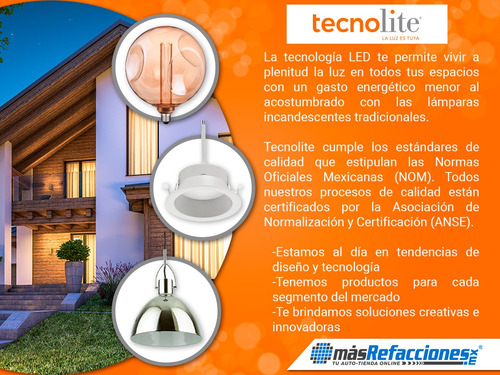 Foco Led Tubo 36w 3600lm 6500k Alum Tecnolite Lithium Vii