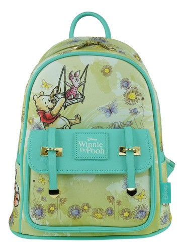 Kbnl Winnie The Pooh Minimochila De Cuero Sintético De 11 Pu