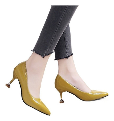 Tacones De Mujer De 7.5 Cm De Altura Zapatos De Talla Única