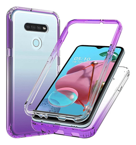 Funda Transparente Compatible Con La Funda LG K51, Para La F
