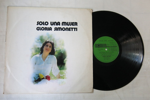 Vinyl Vinilo Lp Acetato Gloria Simonetti Solo Una Mujer 