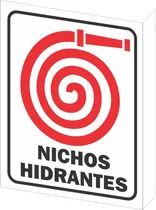 Comprar Cartel Nichos Hidrantes Doble Faz Con Aleta 22x28 Cm