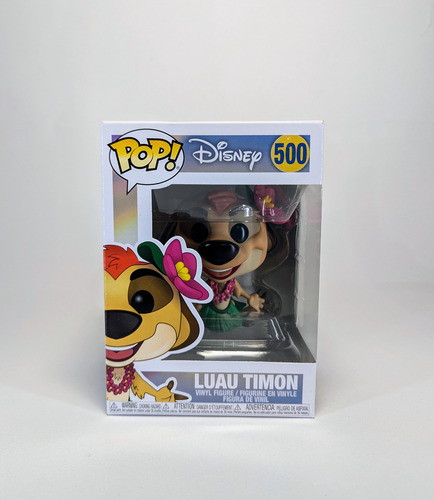 Funko Pop Luau Timon 500 - El Rey Leon - Lion King Disney (Usado)