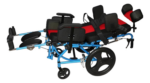 Silla De Ruedas Pci Paralisis Cerebral Infantil Color Negro