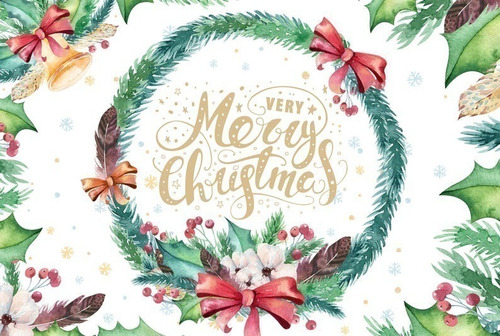 Cliparts Png Frames Flores Navidad Acuarela Watercolor Pa57