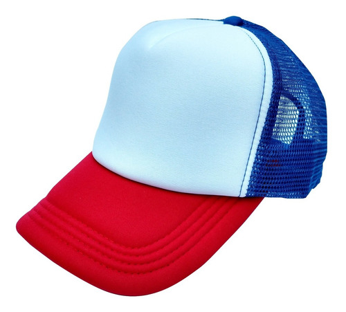 Gorra Trucker Lisa Roja Azul Blanca Regulable Colores 