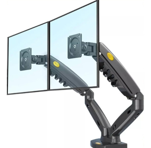 Soporte De Escritorio Para Doble Monitor Ajustable 17  - 27 