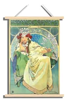 Comprar Póster Artístico De Alphonse Mucha Para Decoración Del Hogar