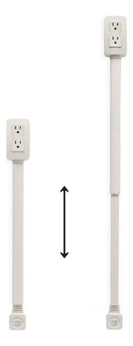 Extensor De Toma De Corriente Con Usb Y Corriente Alterna, A