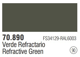 Tinta Refractive Green 70890 Model Color Vallejo Modelismo