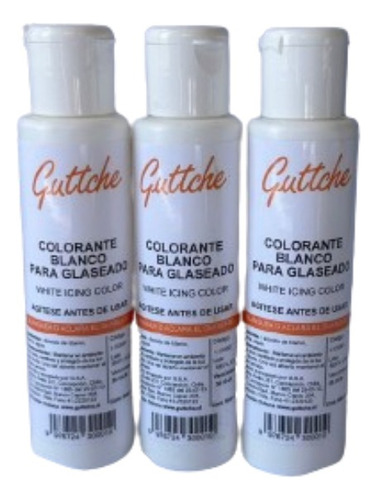 Colorante Blanco Para Glaseado 60 Gr Guttche