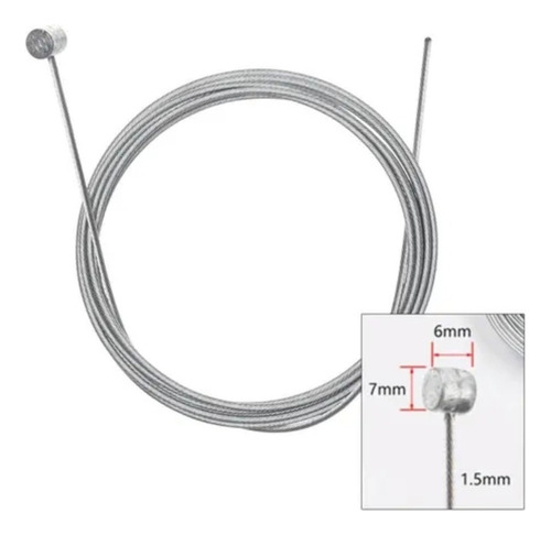 10 Cabo Para Freio Bike Mtb Speed Dianteiro Traseiro 1800mm