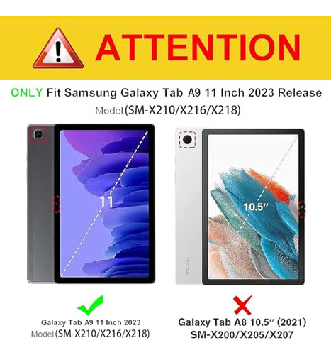 Funda Para Galaxy Tab A9+/a9 Plus 11 Inch 2023 (sm-x210/ -20