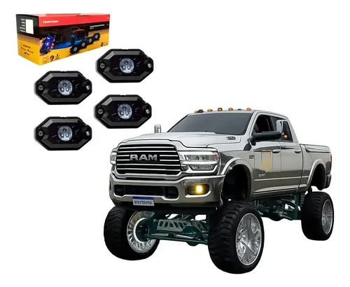 Led Rgb Caixa De Roda Estilo Rincon Rock Light Ram Ford Dodg