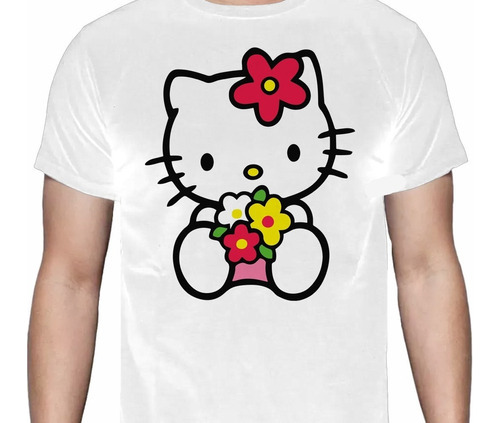 Hello Kitty Flores - Sanrio - Polera- Cyco Records