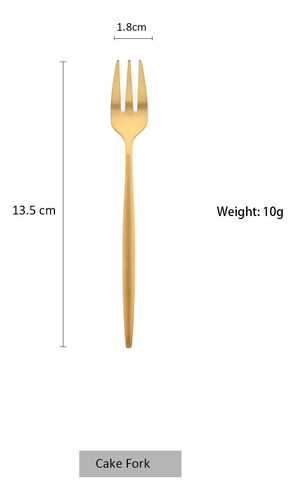 Juego De Cubiertos Dorados: Cucharas Doradas, Tenedores, Cuc
