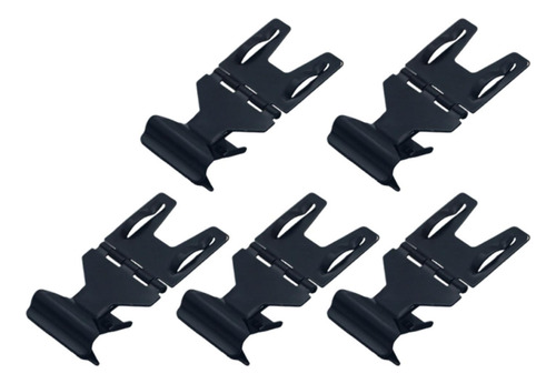 5 Clips Para Letreros, Soportes Para Etiquetas Con Negro