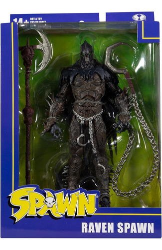 Mcfarlane Toys Raven Spawn Caja Morada Figura Original Nvo