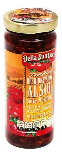 Tomate Deshidratado Bella Sun Luci En Aceite De Oliva 241 Gr