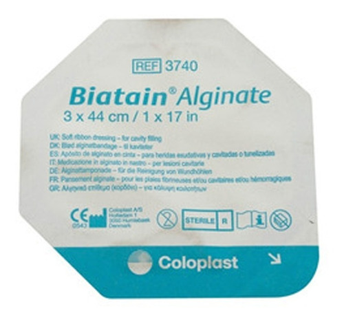 Apósito Biatain Alginato Relleno 3x44 Unidad 3740