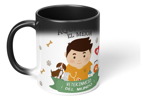 Taza Magica Cambia Color Aqui Toma El Mejor Veterinario