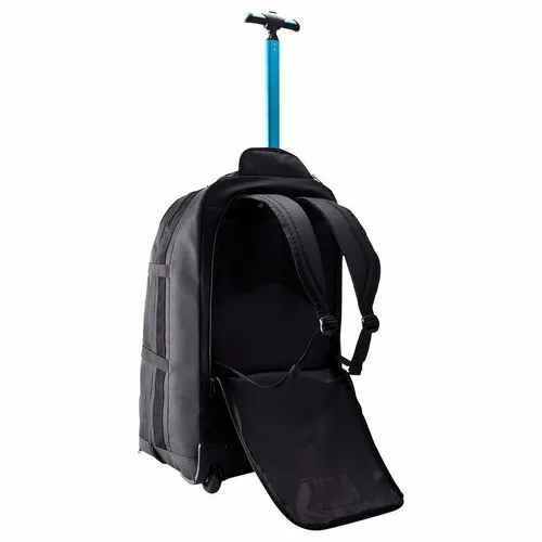 Maleta Con Ruedas / 60 L Negro / Azul Newfeel | intereses