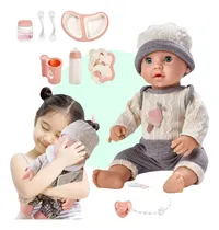 Comprar Bebote Reborn Juguete Con Accesorios Muñecas Bebe De 41cm Rz