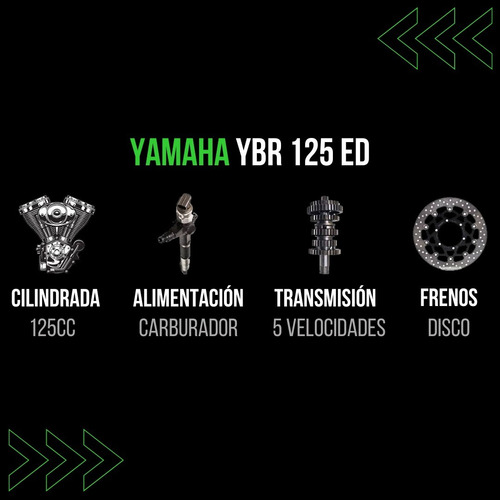 Imagen 10 de 16 de Yamaha Ybr 125 Ed 2014 44.000km