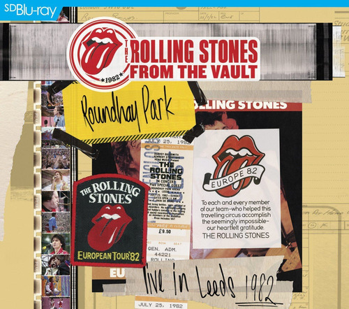 Rolling Stones The From The Vault Live In Leeds 1982 Import