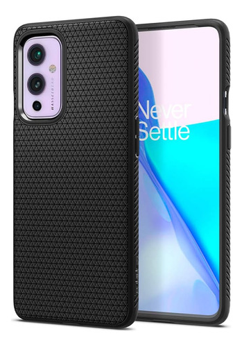 Funda Spigen Liquid Air Armor Para Oneplus 9 5g (usa) Negro