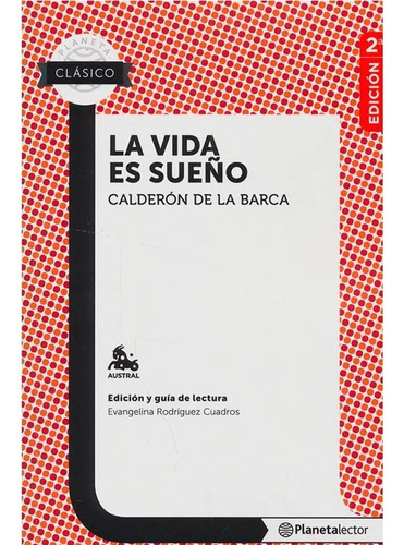 Libro Fisico La Vida Es Sueño.  Pedro Calderón De La Barca