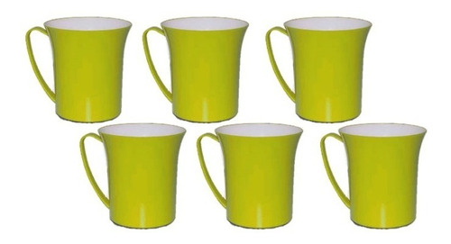 Taza/jarrito Mug Duo Bicolor C/asa Art 5114 X 6u Colombraro