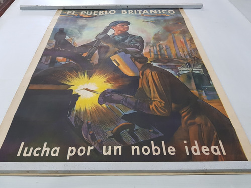 Antiguo Afiche 2da Guerra 1944 Original Único Mag 59816