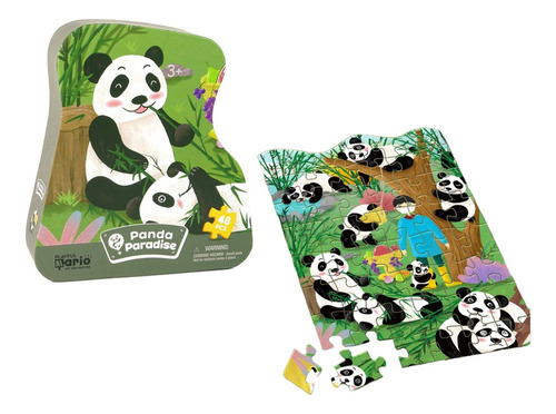 Puzzle Panda Del Bosque De Bambú - Magnific 2657