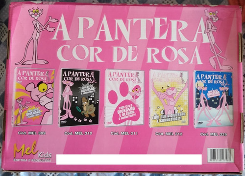 Caixa 5 Dvds Desenho Pantera Cor De Rosa (novo)