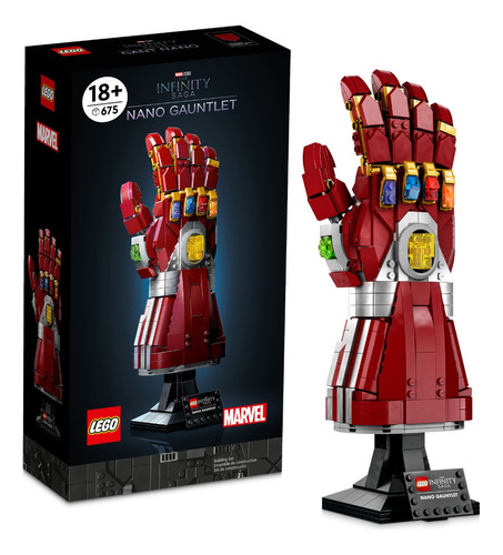 Kit Super Heroes 76223 Manopla De Nanotecnologia Lego Quantidade de peças 675