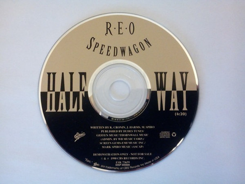 Reo Speedwagon - Half Way Cd Promo (1 Track) P78