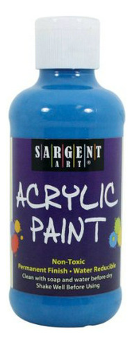 Pintura Acrílica Fluorescente Sargent Art 8 Oz, Azul