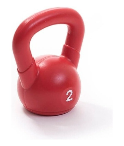 Kettlebell Plást Pesa Rusa Mancuerna 2kg Mir Fitness Cuo Tas