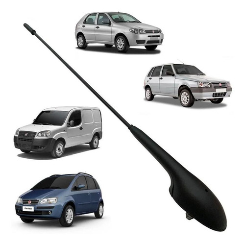 Antena Radio Teto Fiat Palio Novo Uno Mobi Strada Idea Punto