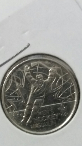 Moneda Canada 25 Cents 2009 Hookey (x390-x370.-x1598