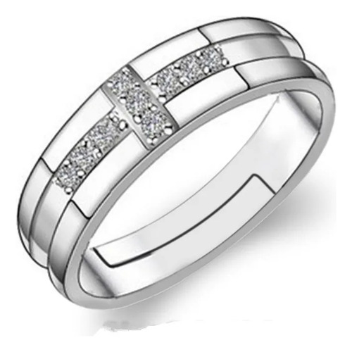 Anillos Plata 925 Corazón Ajustable Mujer Compromiso Pareja